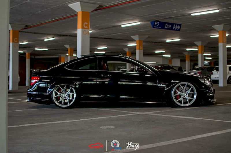 South African Mercedes C-Class W204 AIRBFT AirRide Low Stance Tuning Style