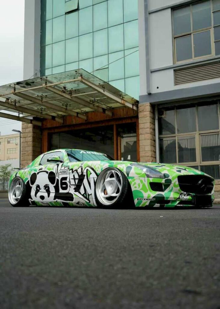 Mercedes-Benz SLS 63  AIRBFT AirRide Classic Low-Stance Modification Case