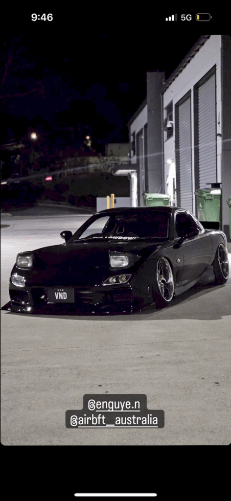 Mazda Rx-7 AirRide Kit Rotary Widebody Jdm Stance