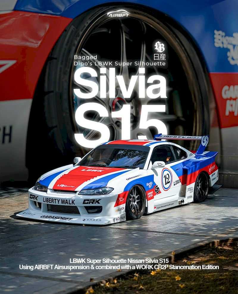 Nissan Silvia S15 AirRide Kit Drift Widebody Coupe Stance